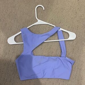 Riot swim purple bikini top